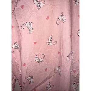 J. Crew Pajama Pants Sleepwear Lounge XXL Pink cat pink White